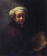 Rembrandt, Self-Portrait as St.Paul
